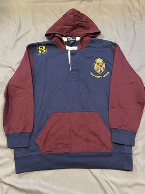 Ralph Lauren / POLO / Rugby Hooded Sweatshirt
